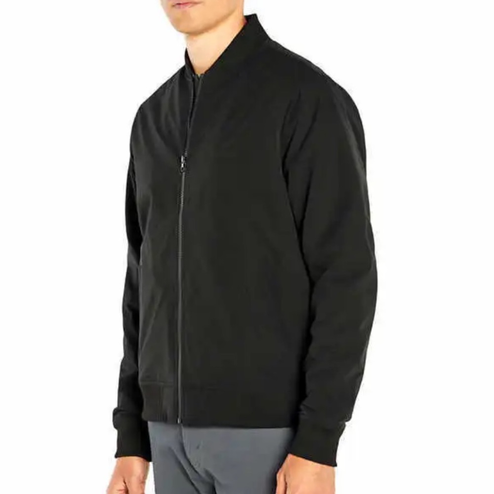 COPY - BANANA  REPUBLIC MENS BLACK BOMBER JACKET SIZE: SMALL